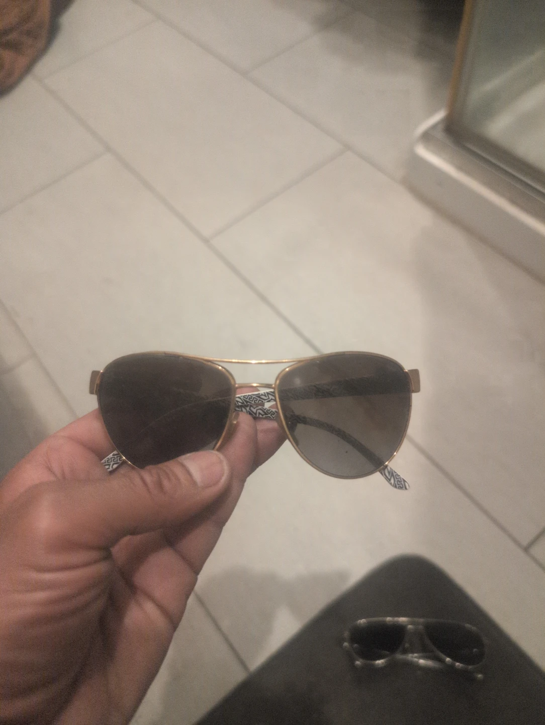 Versace Aviator Sunglasses