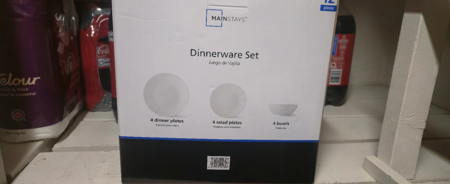 Mainstays Dinnerware Set - 12 Pieces - photo 2