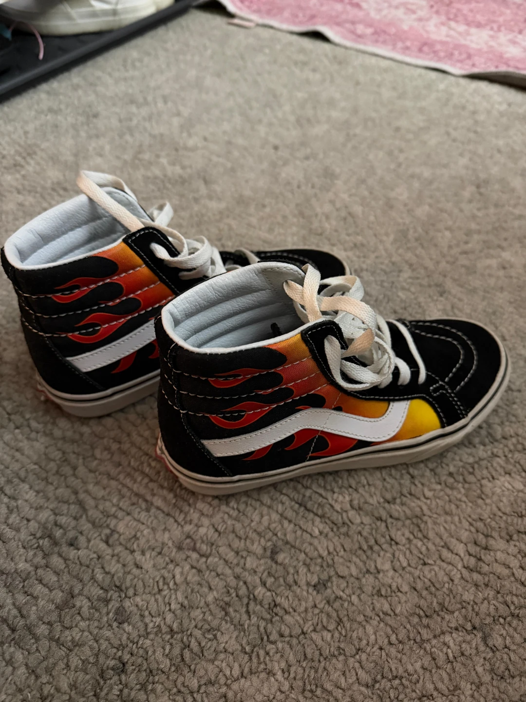 Vans Sk8-Hi Flame Sneakers size 6