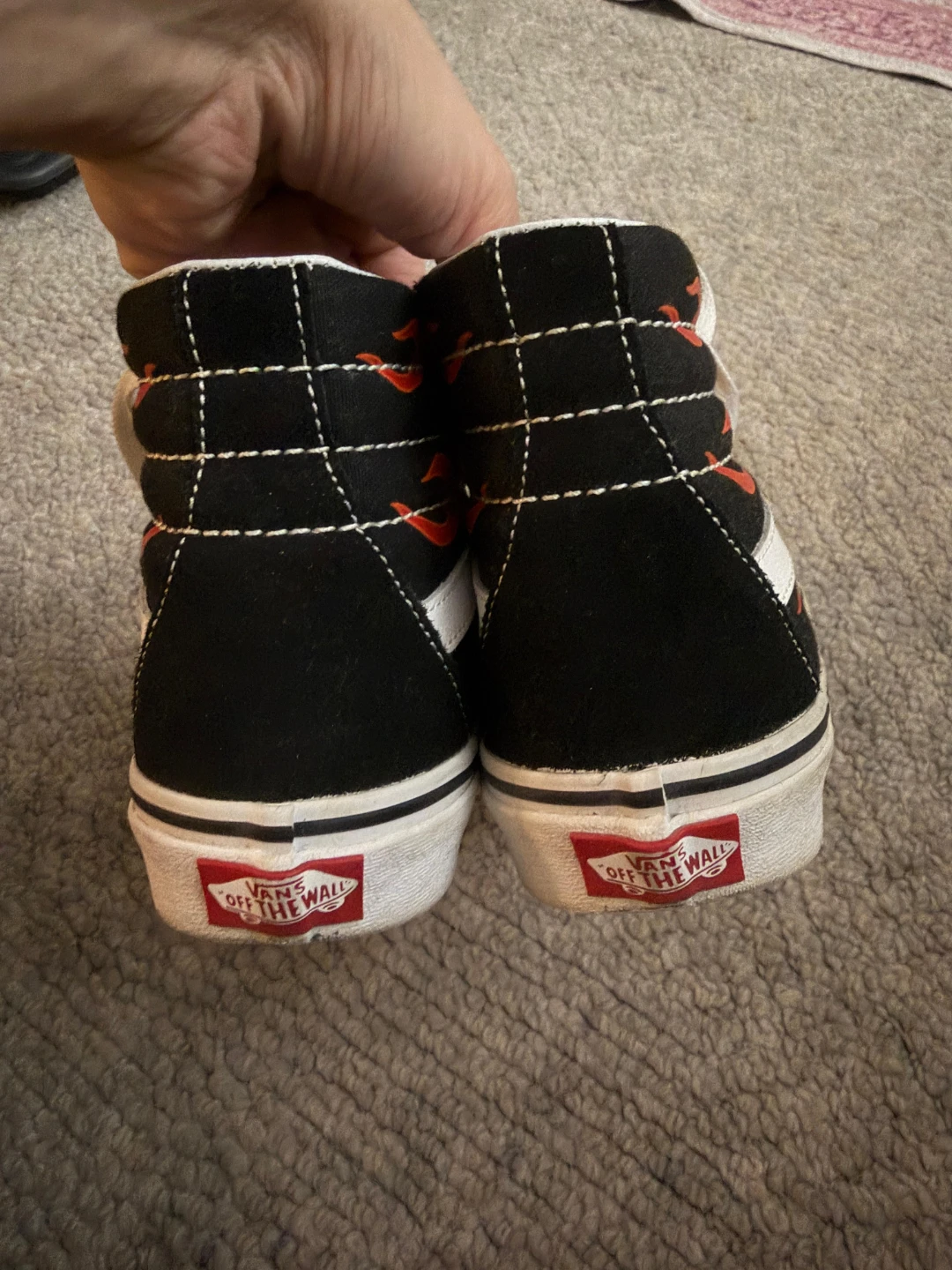 Vans Sk8-Hi Flame Sneakers size 6 - photo 3