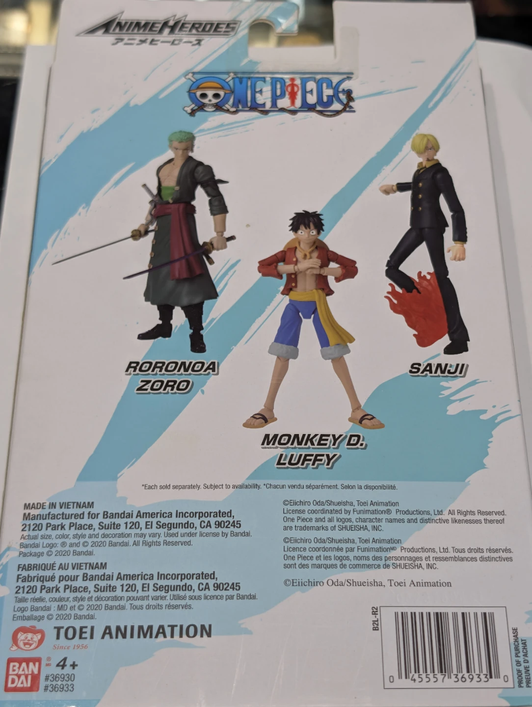 Sanji One Piece Action Figure - photo 2