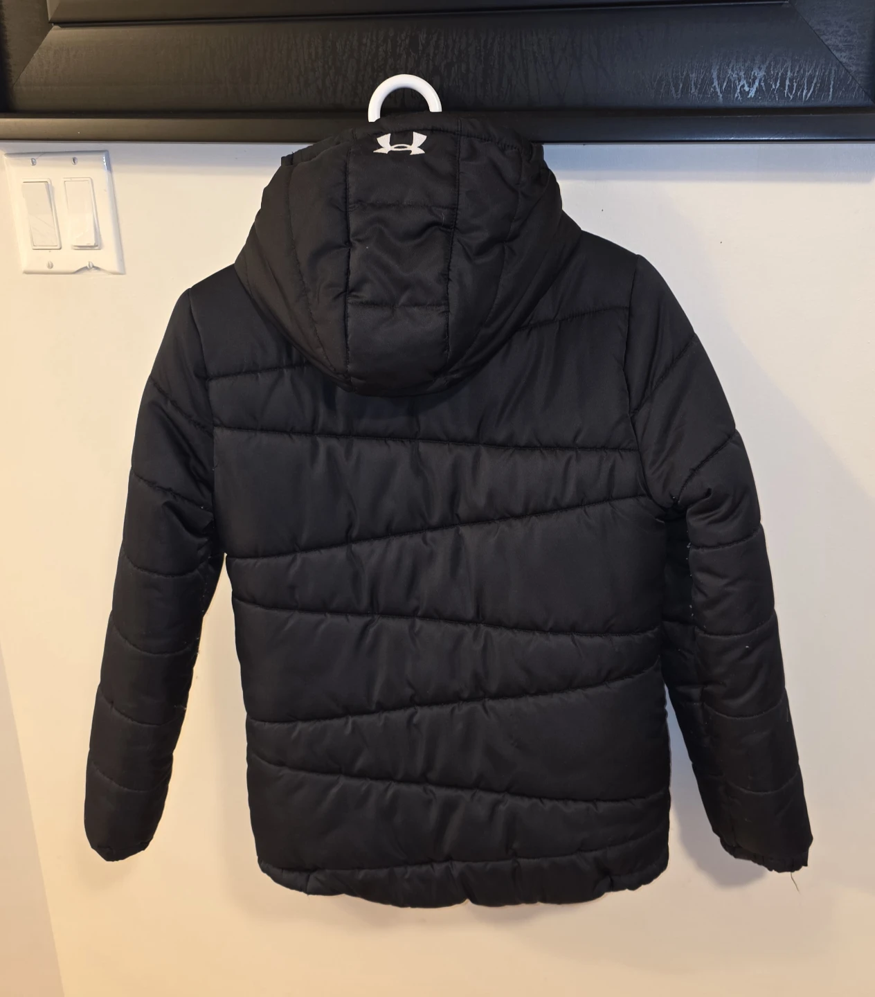 Under Armour Youth ColdGear Puffer Jacket - Black, Size YLG - photo 2