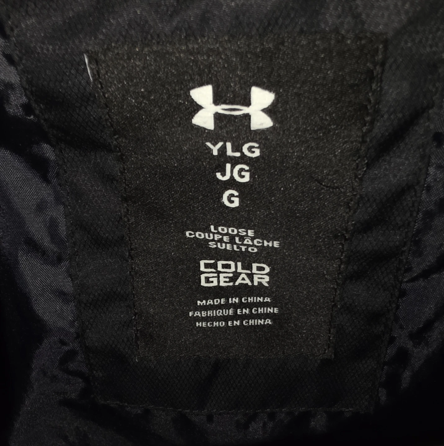 Under Armour Youth ColdGear Puffer Jacket - Black, Size YLG - photo 3
