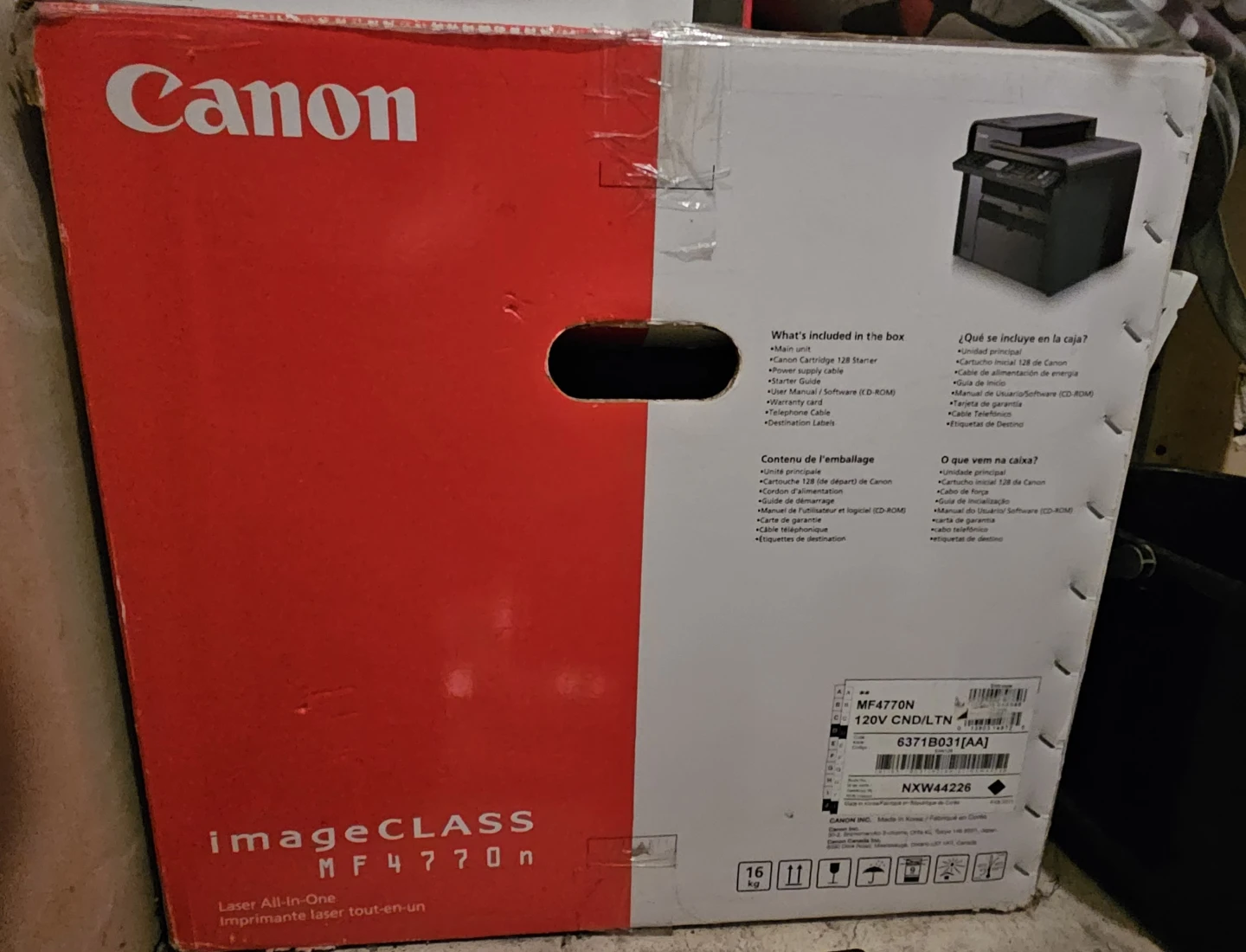 Canon imageCLASS MF4770n All-In-One Laser Printer