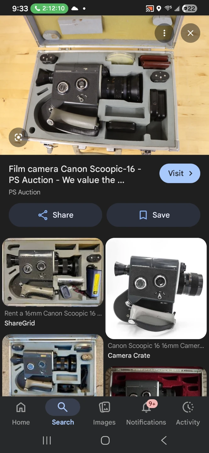 Canon Scoopic-16 Film Camera