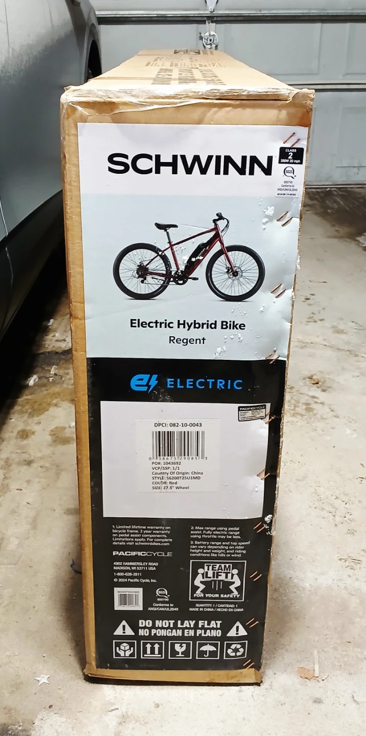 Schwinn Regent Electric Hybrid Bike [Dark Red] *NEW* - photo 2