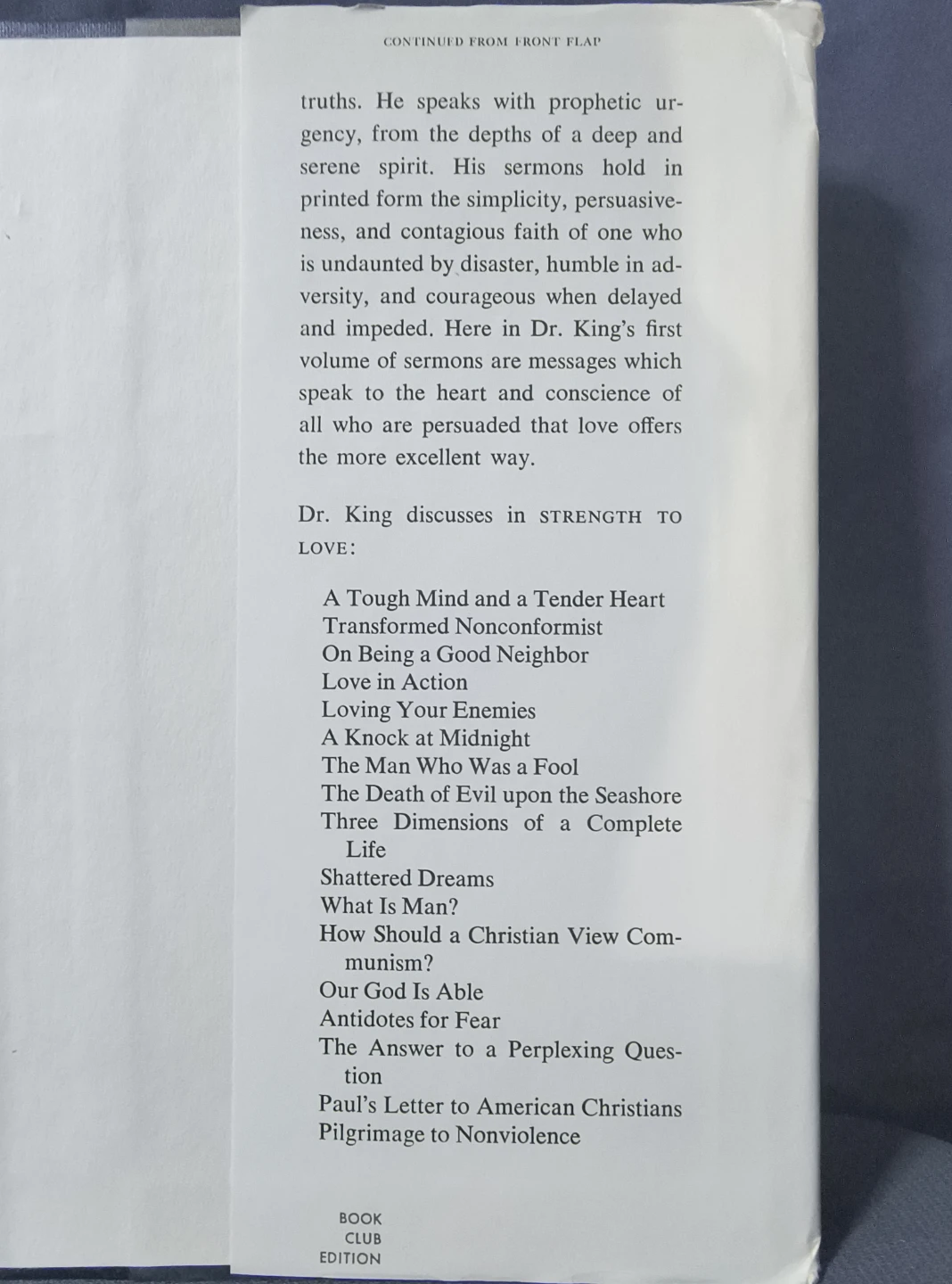 Strength to Love by Martin Luther King, Jr. 1963, Hardcover - photo 5