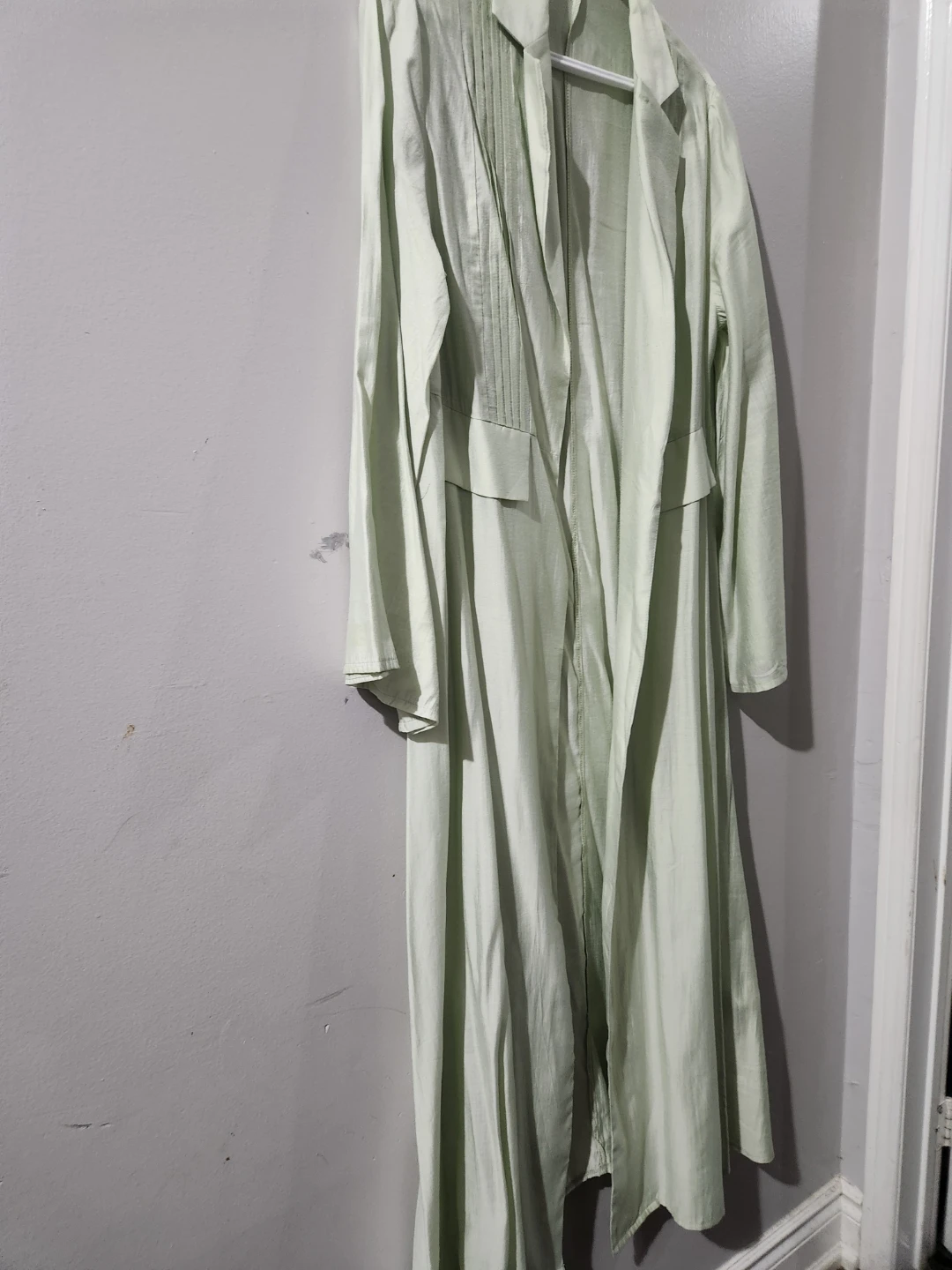 Light Green Long Duster Jacket - photo 2