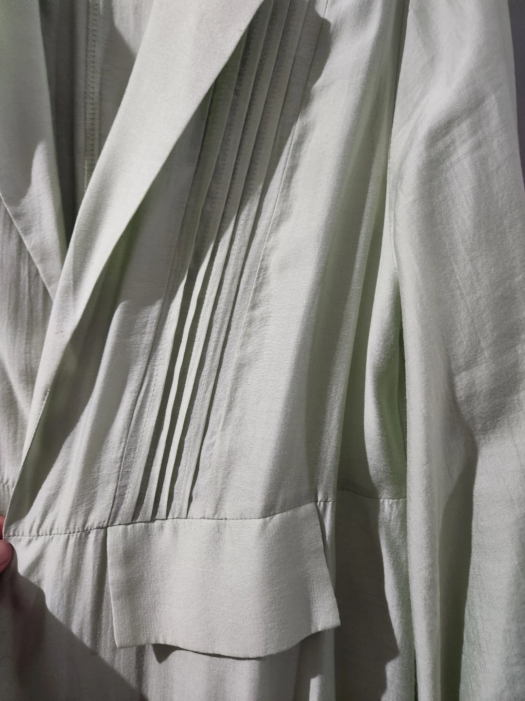 Light Green Long Duster Jacket - photo 3