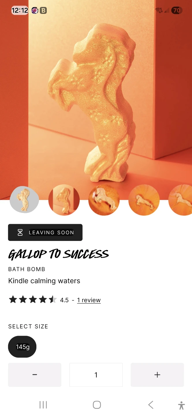 Lush Gallop To Success Bath Bomb 145g