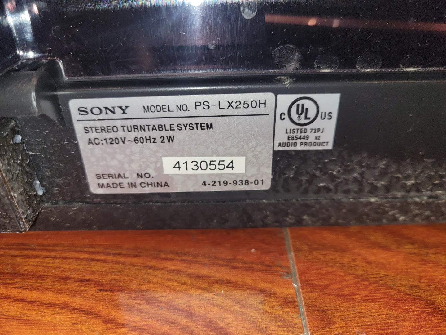 Sony PS-LX250H Stereo Turntable System - photo 2