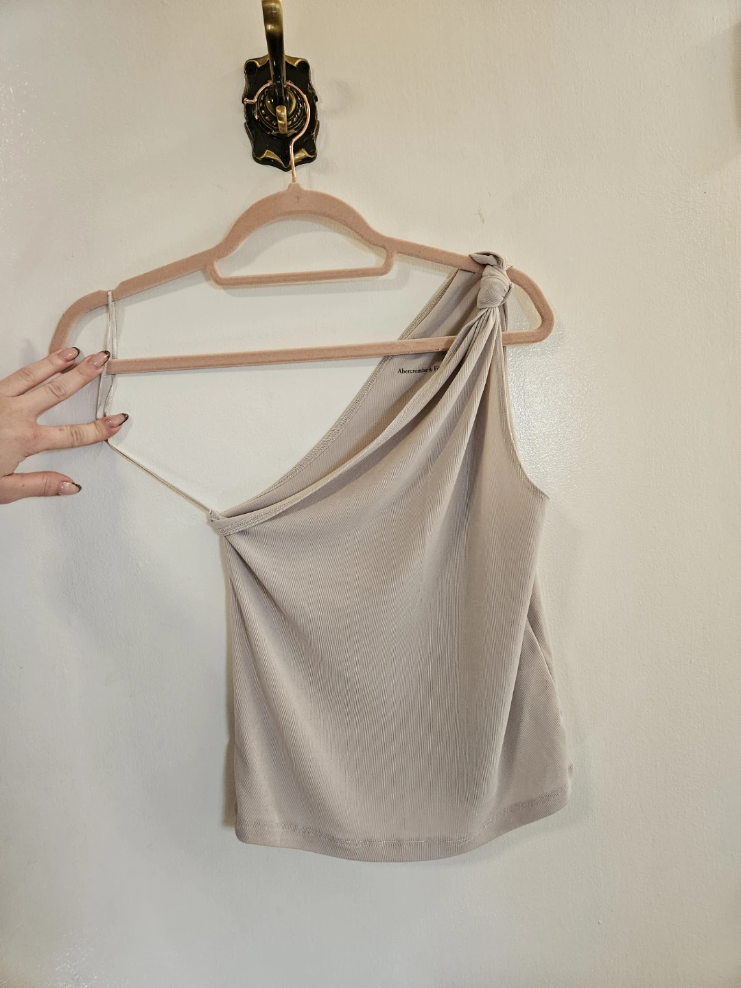 Abercrombie & Fitch One Shoulder Top - XS