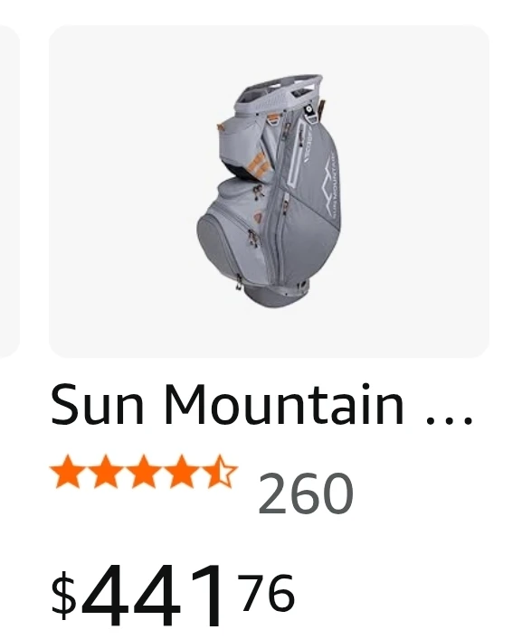 Sun Mountain Cart Bag