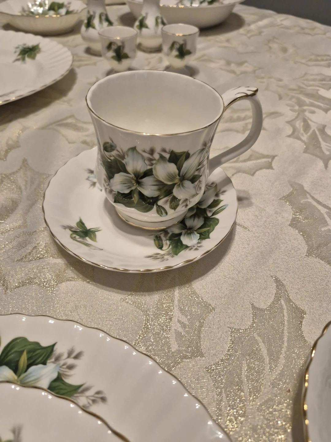 Vintage Floral Bone China Dinnerware Set royal albert - photo 3