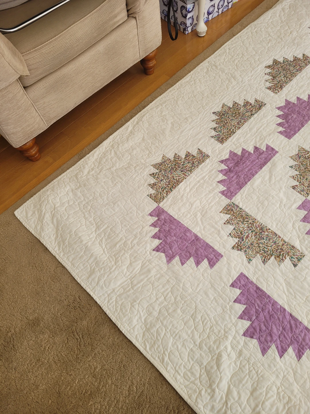 1/2 Off Cottage Chic Custom Handmade Patchwork Quilt - photo 5