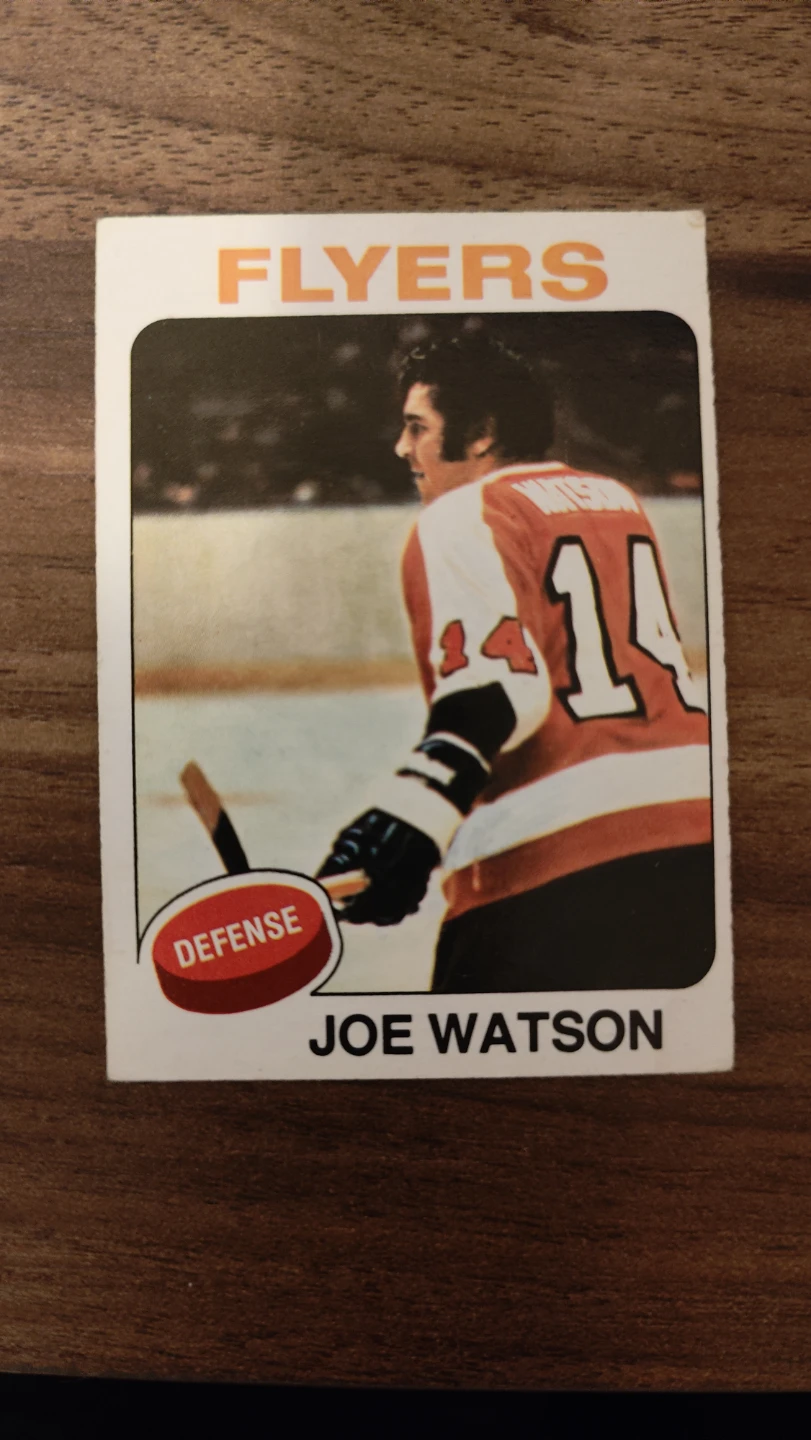 Joe Watson Flyers Hockey Card 1974-75
