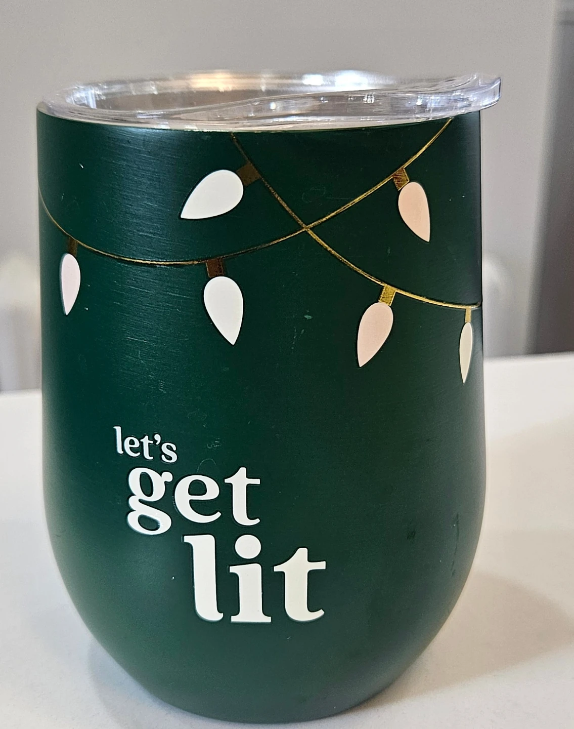 12 oz green insulated stainless steel stemless tumbler - photo 2