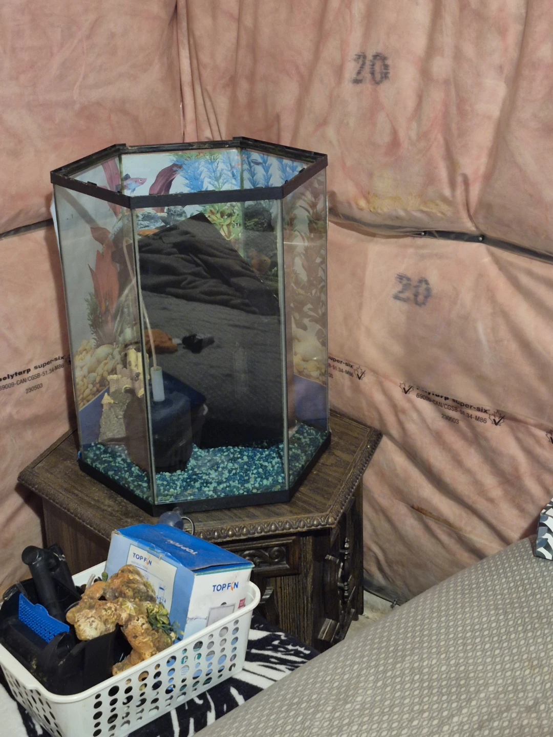 Hexagonal Aquarium Tank 20 gallon