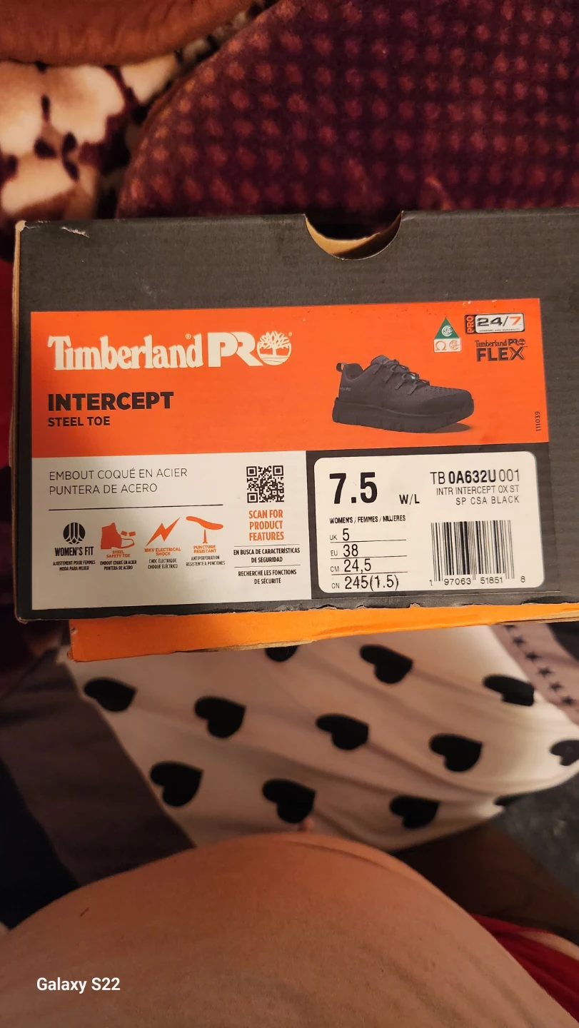 Timberland PRO Intercept Steel Toe Women's Work Shoes Size 7.5 - photo 4