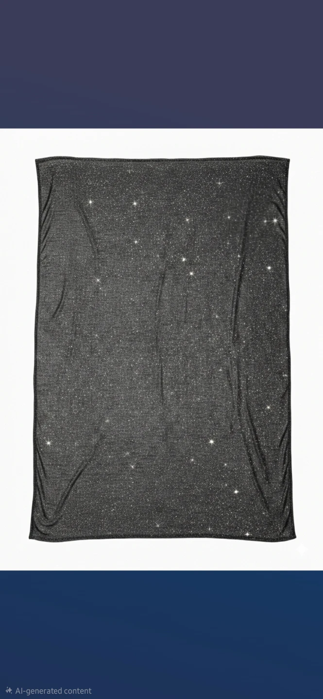 Sparkly Black Scarf- women style - photo 5