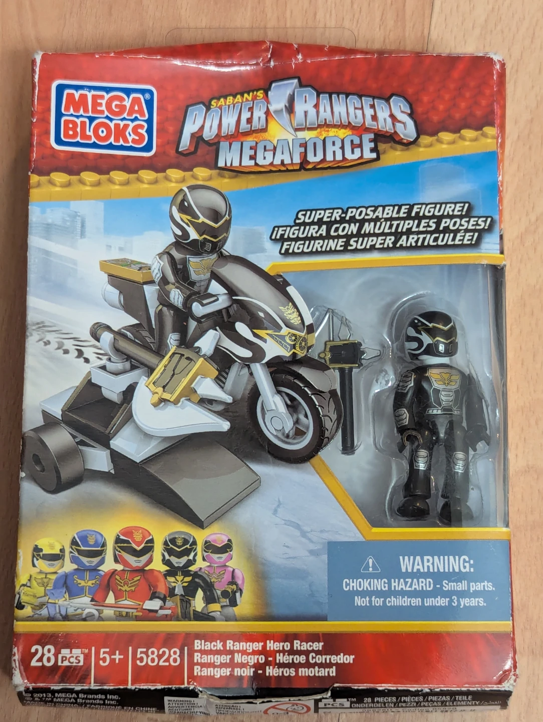 NEW *Damaged Box* Mega Bloks 5828 POWER RANGERS MEGAFORCE Bike