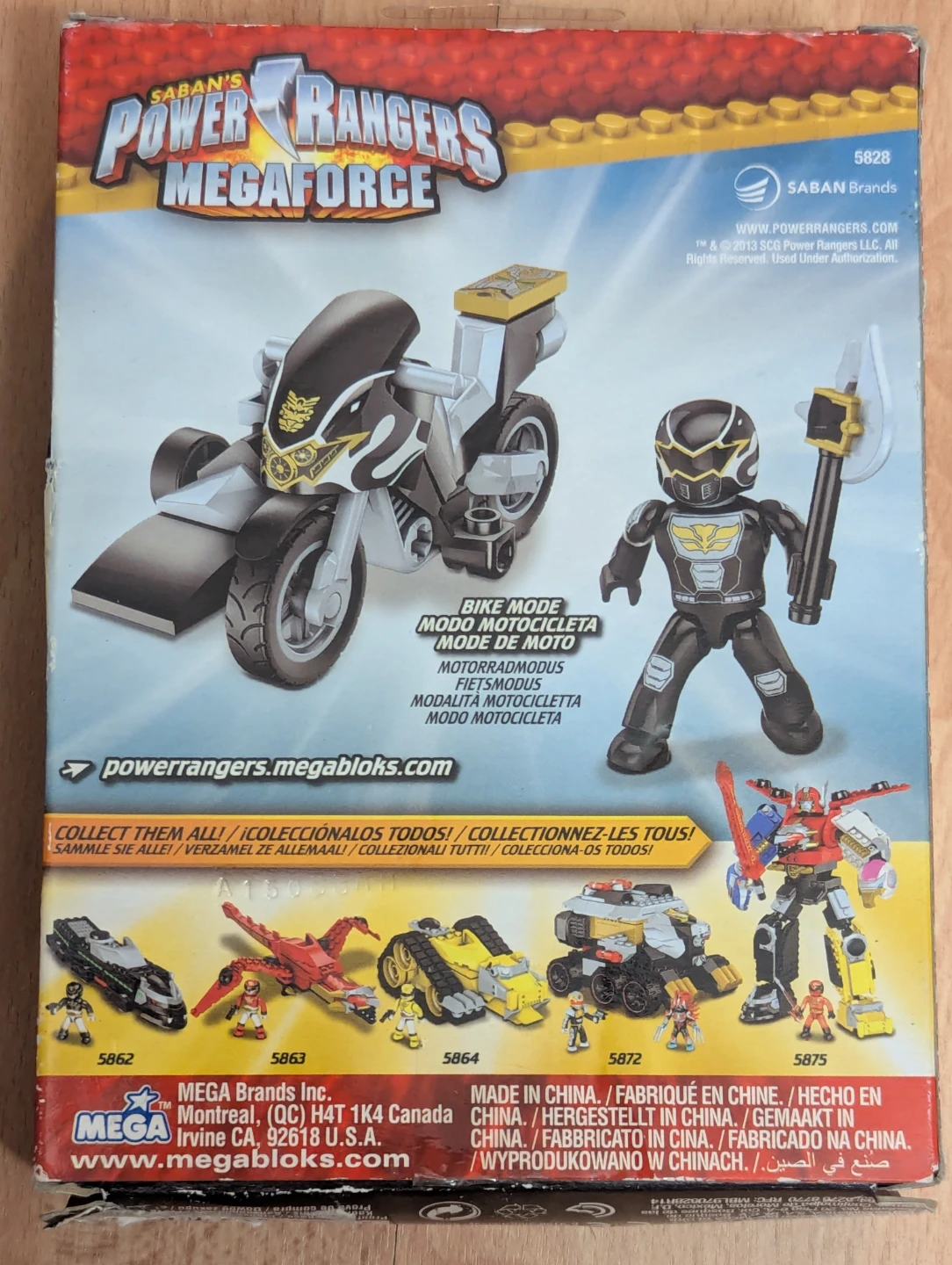 NEW *Damaged Box* Mega Bloks 5828 POWER RANGERS MEGAFORCE Bike - photo 2
