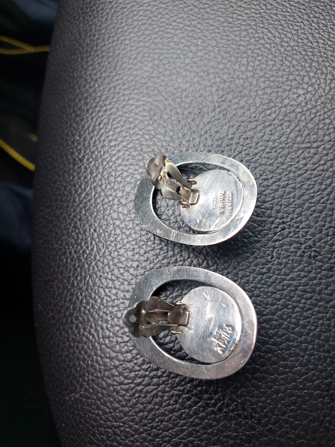 Vintage Sterling Silver Clip-On Earrings - Mexico - photo 3