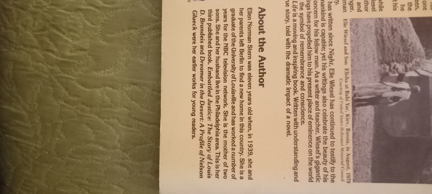 Elie Wiesel: Witness for Life Book by Ellen Norman Stern - photo 3