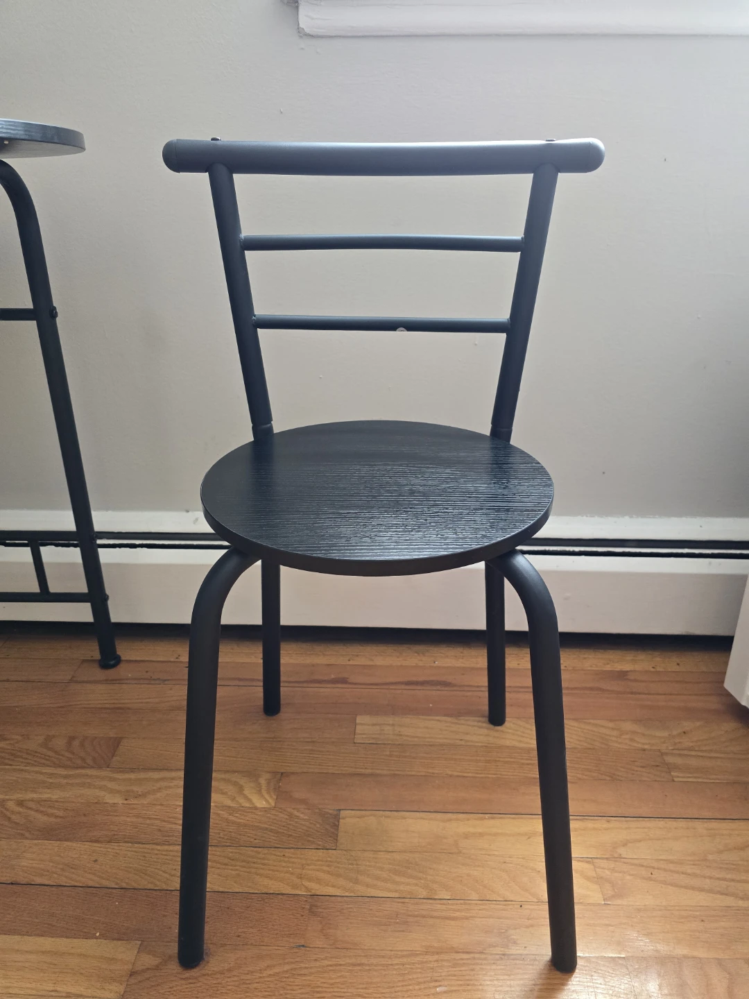 Black Dining Set with Table and 2 Chairs - photo 5