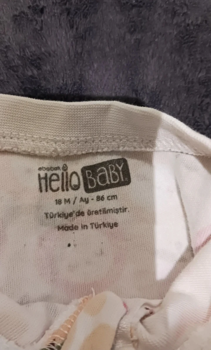 Hello Baby Footed Pajamas 18M 🥕 - photo 2