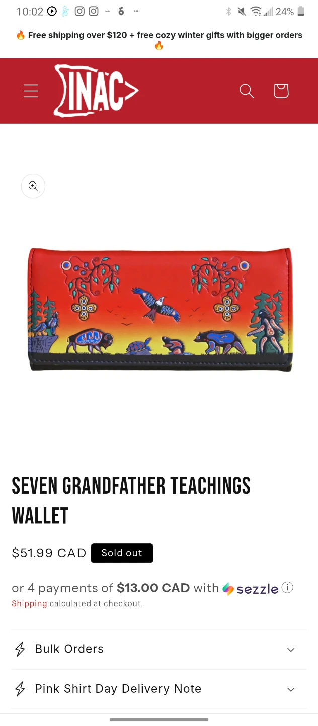 Beaded Dreams Seven Grandfather Teachings Wallet - photo 2