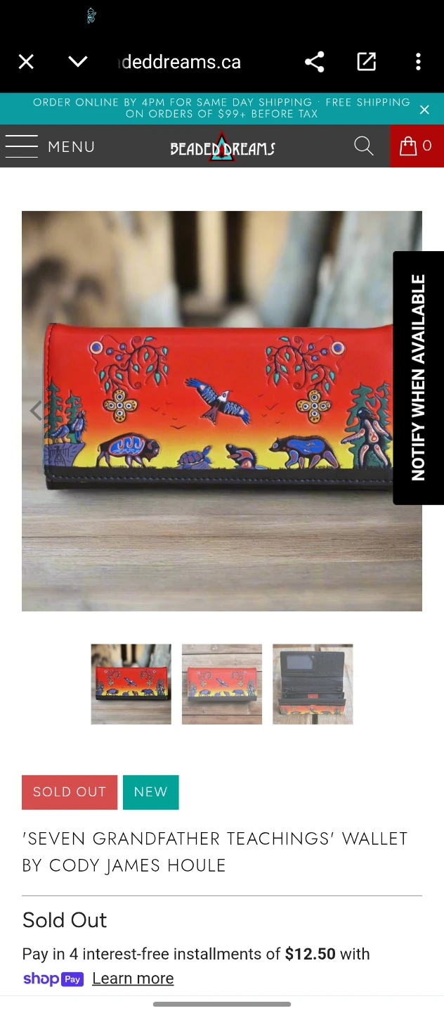 Beaded Dreams Seven Grandfather Teachings Wallet - photo 4