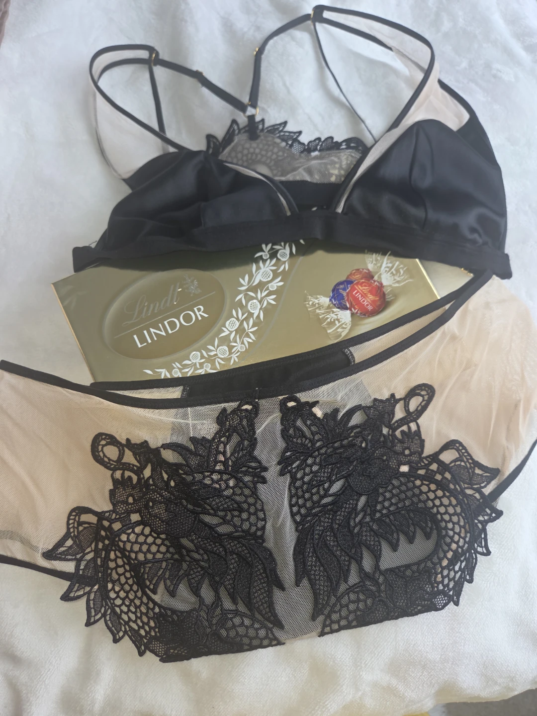 Luxury Lingerie Set -  Black & Mesh - photo 2