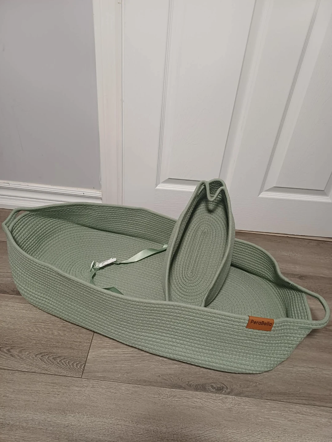 PeraBella Cotton Rope Bassinet/Co-Sleeper Basket - photo 4