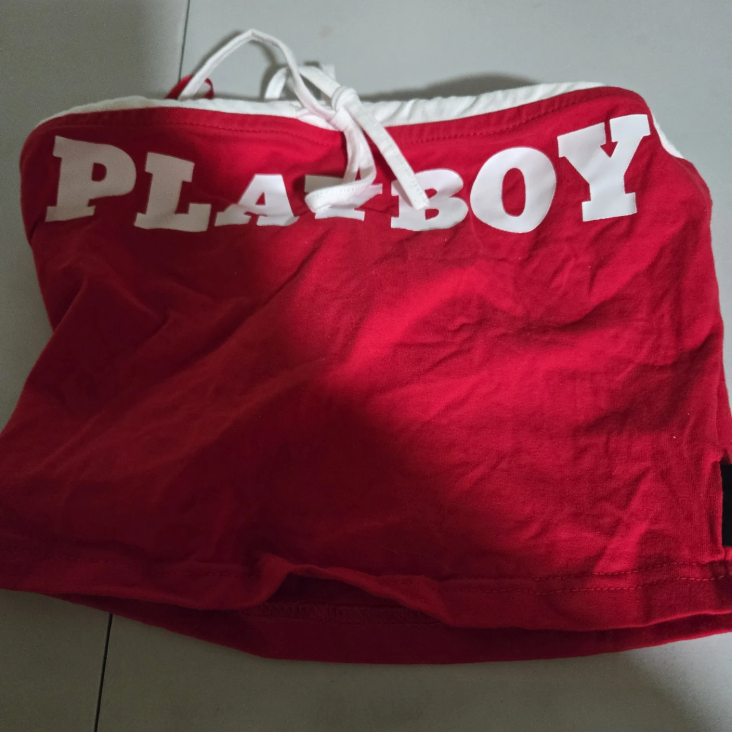 Playboy Red Tube Top