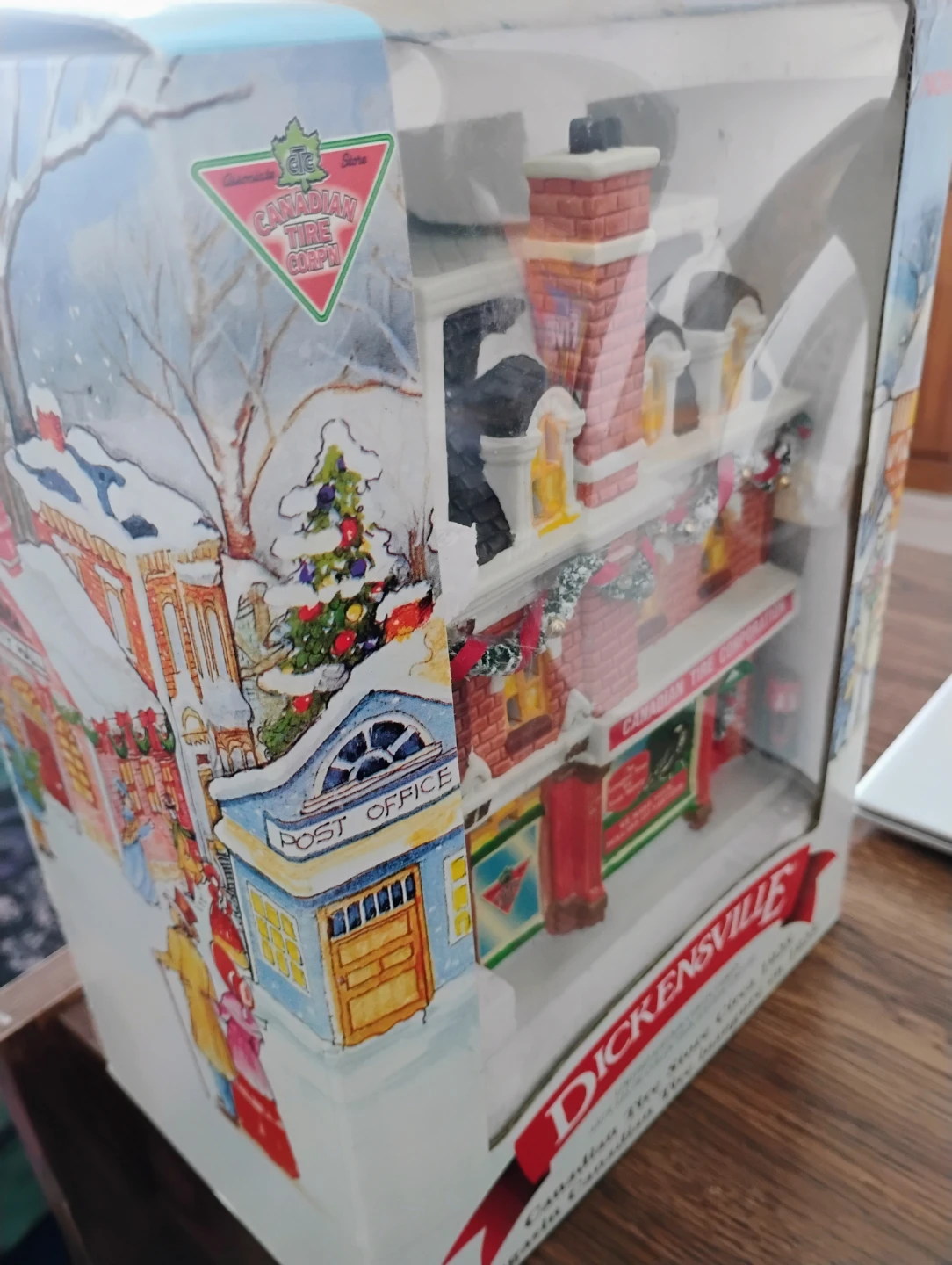 Rare! Dickensville Canadian Tire Store Circa 1925 Lighted House - photo 3