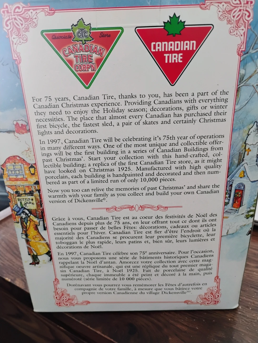 Rare! Dickensville Canadian Tire Store Circa 1925 Lighted House - photo 4