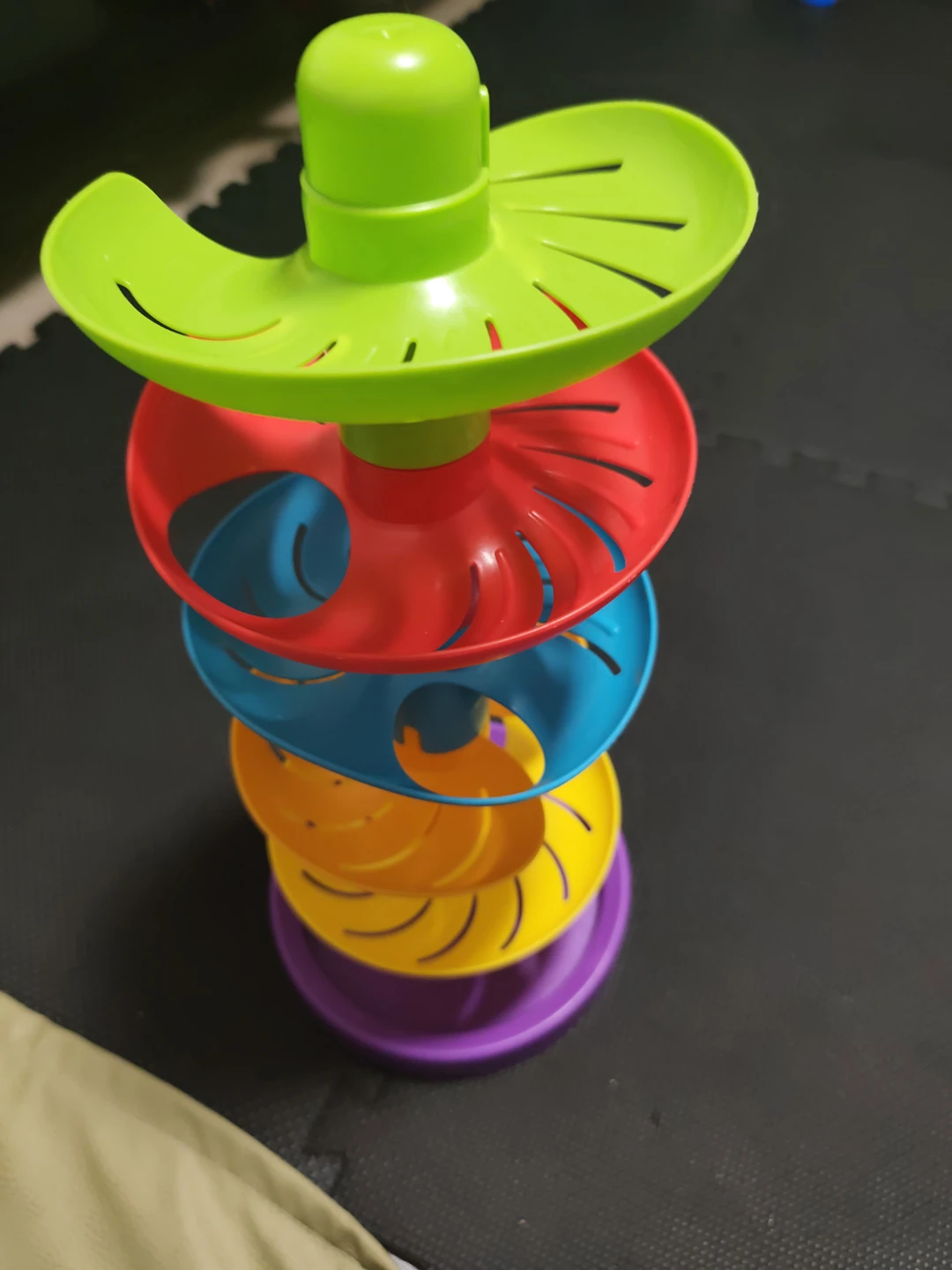 Stacking Ball Ramp Toy