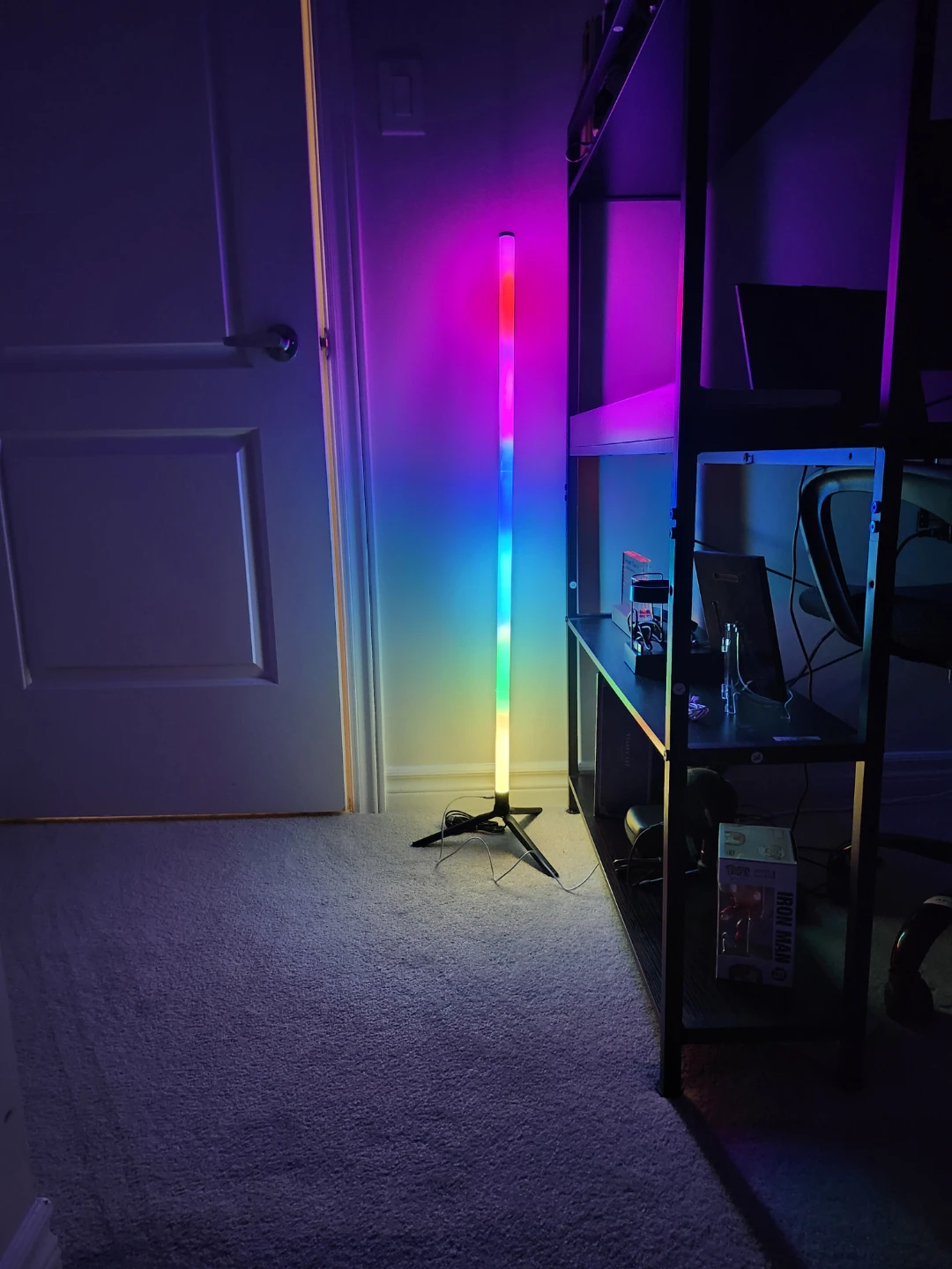 RGB Corner Floor Lamp with Remote Control