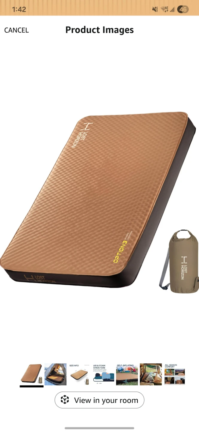 Lost Horizon Sleeping Pad double size