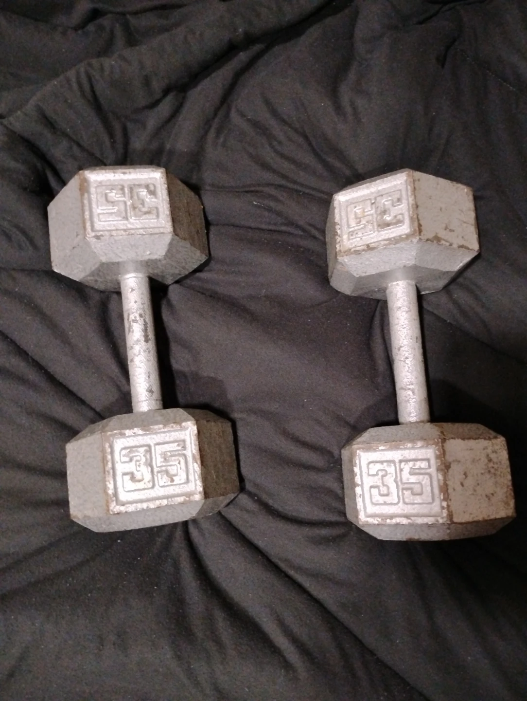 Pair of 35lb Dumbbells