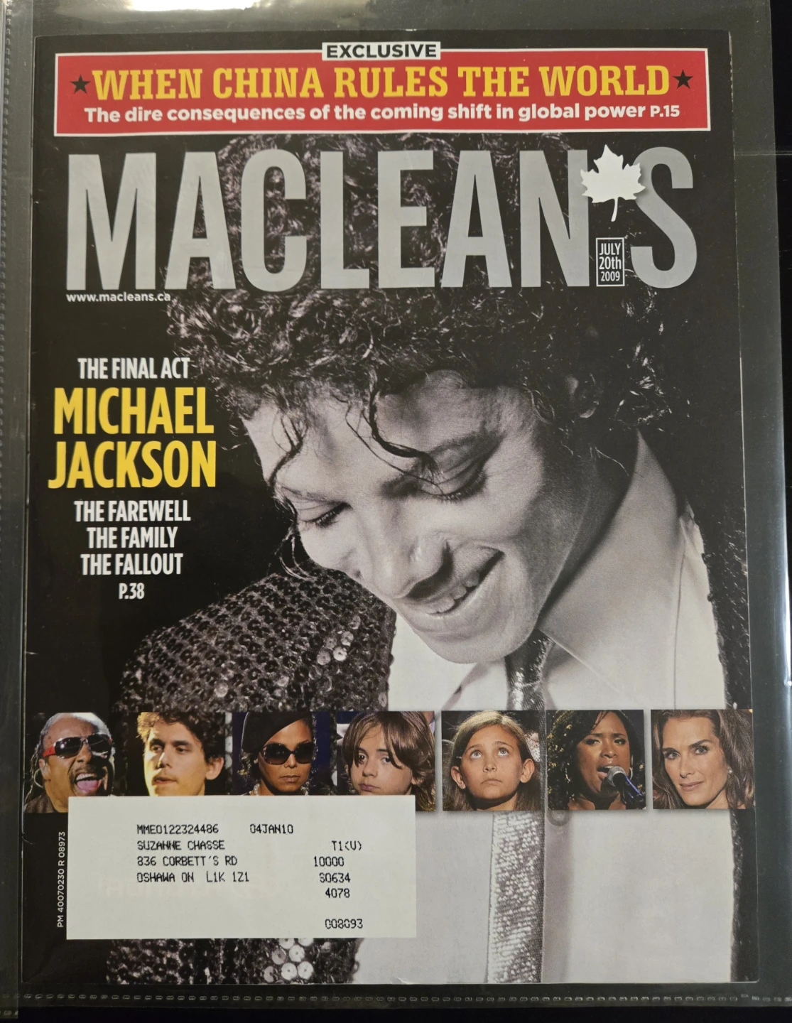 Michael Jackson XXL Collector's Issue and Maclean's Magazine - photo 4
