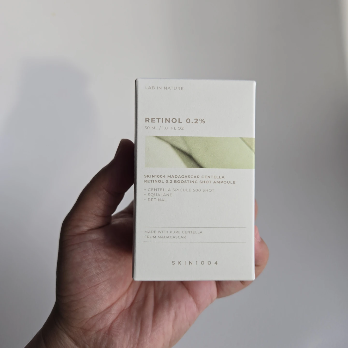 SKIN1004 Madagascar Centella Retinol 0.2 Boosting Shot Ampoule