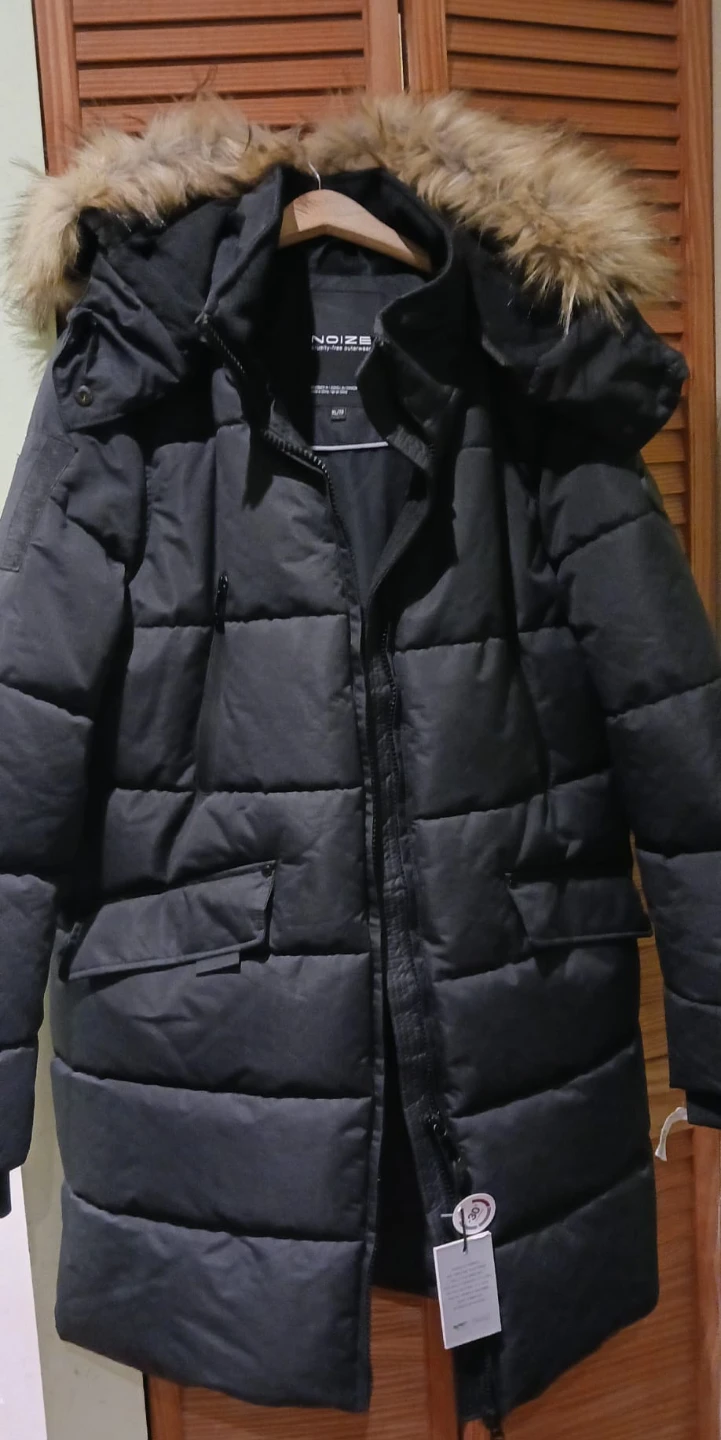 NOIZE Black Puffer Winter Coat - XL 🥕 - photo 2