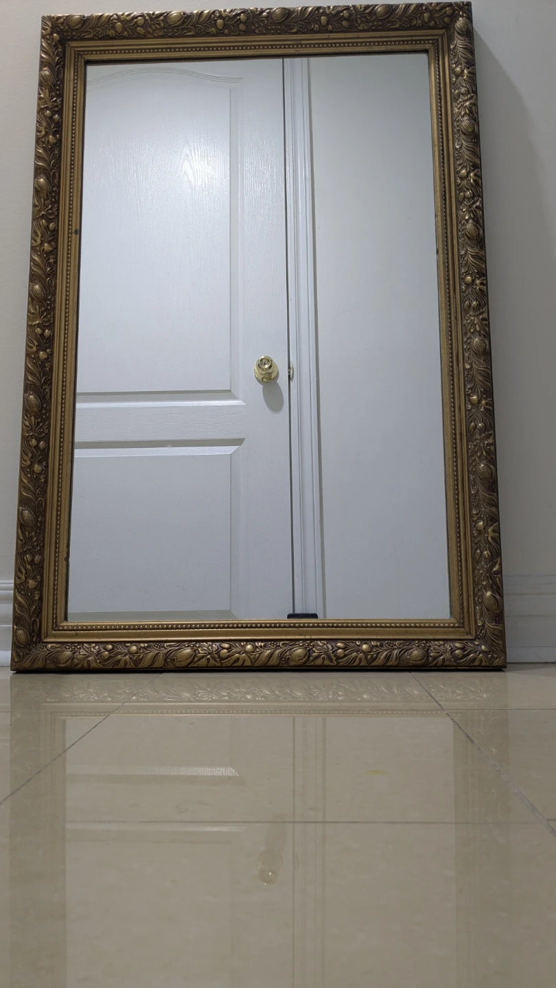 Ornate Gold Frame Mirror