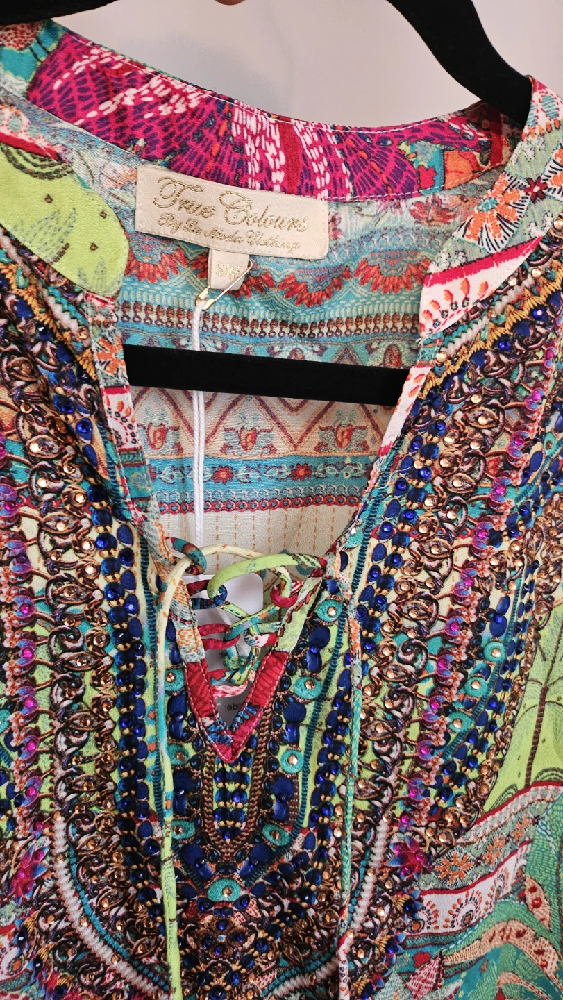True Colours Bohemian Print Tunic Top - photo 3