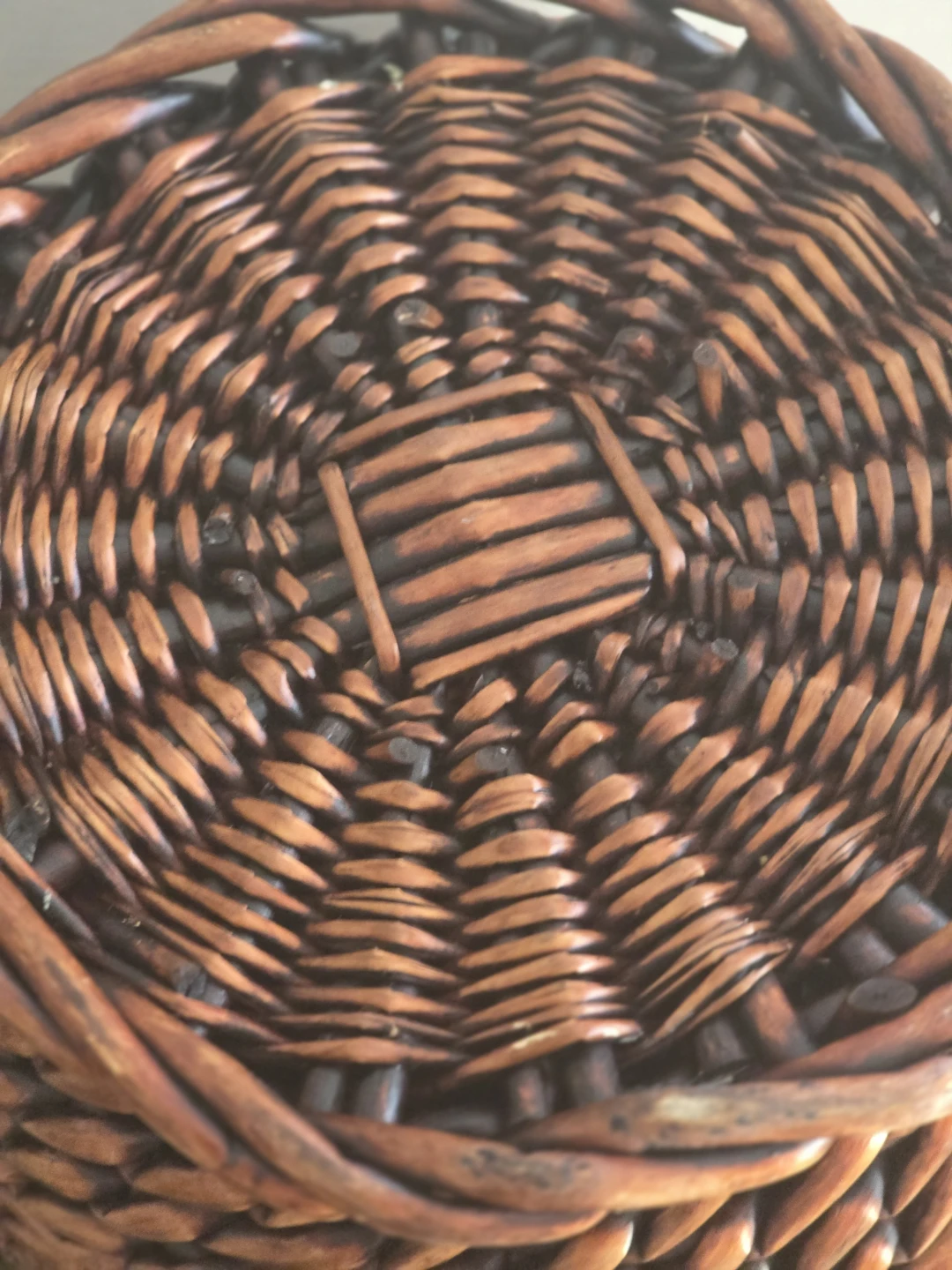 Woven Rattan Basket 14" - photo 3