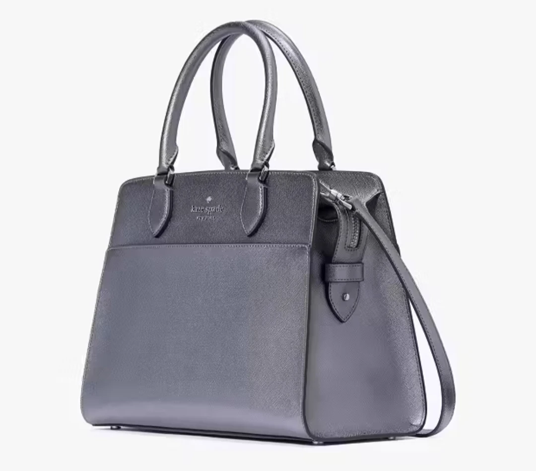 Kate Spade Madison Medium Satchel Metallic Saffiano PVC - photo 2