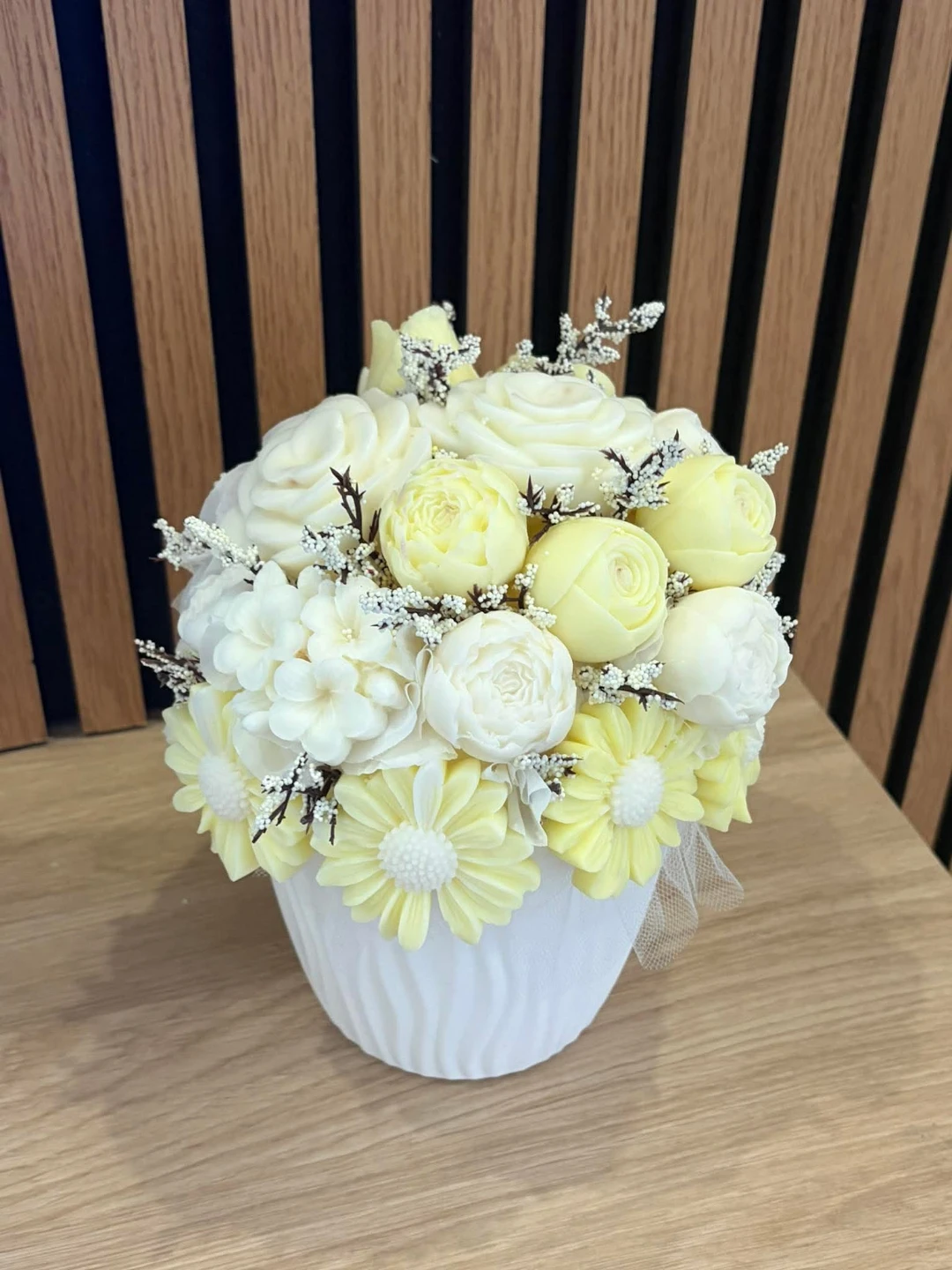 Bouquet of soap tulips
