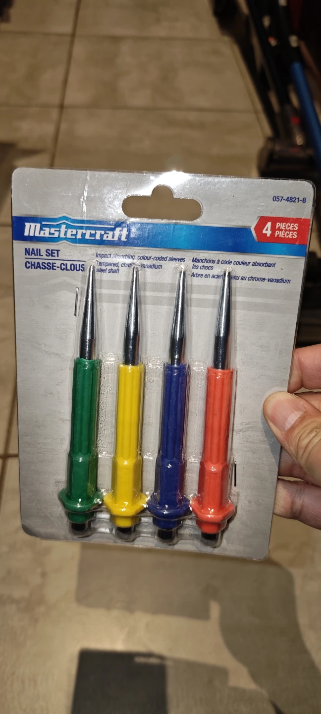 Mastercraft 4 Piece Nail Set